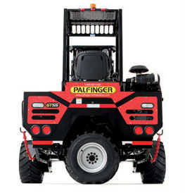 Palfinger GT55 HP Crayler Forklift shown from rear.