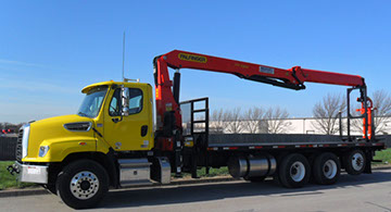 The new Palfinger PW32001 Material Handling Crane.