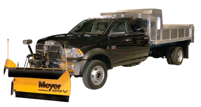 Meyer Super-V mounted on Dodge 5500